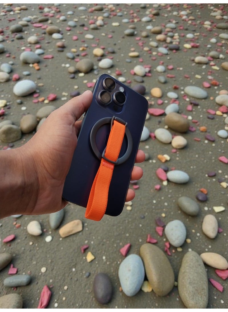 PAST WORLD A stylish circular magnetic phone grip – strong stability and comfortable one-handed use - Image 4